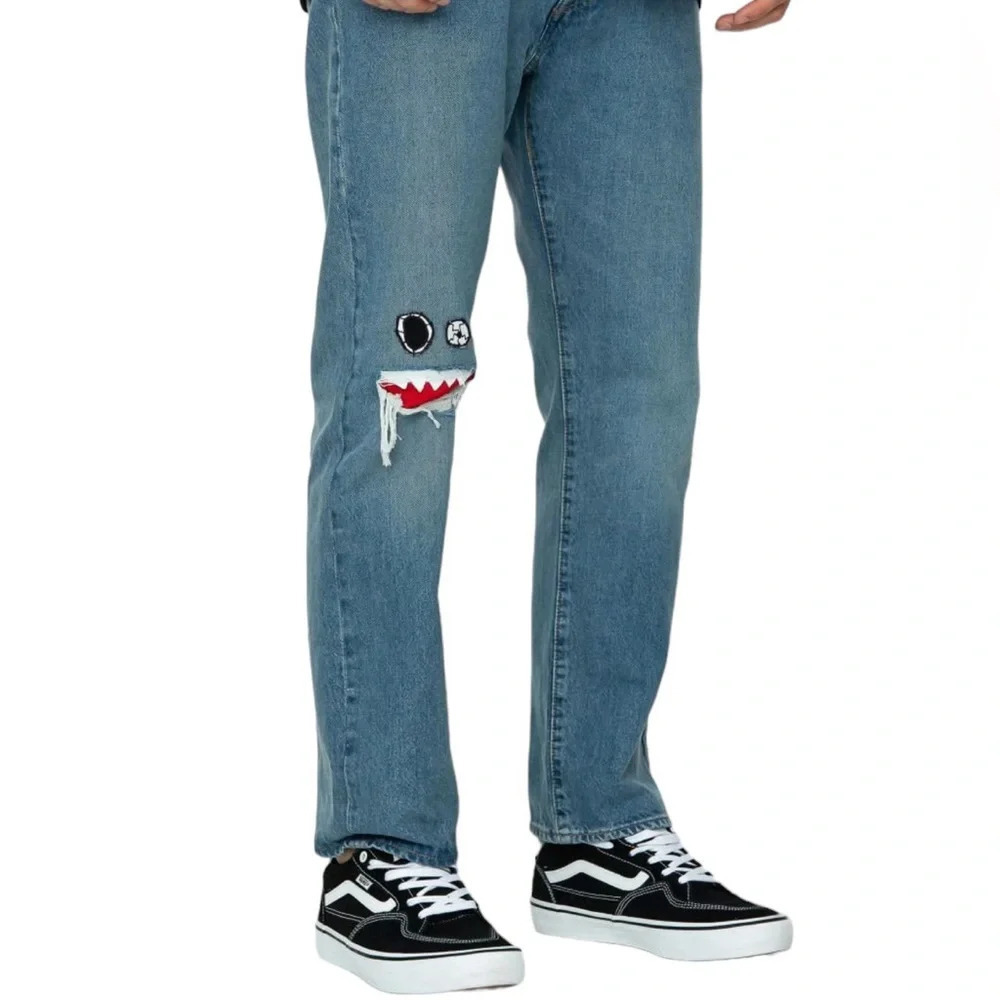 LEVI'S SKATEBOARDING 501 ORIGINAL STRAIGHT LEG FIT STRONG MEN'S JEANS SIZE 31x30 - Picture 5 of 15